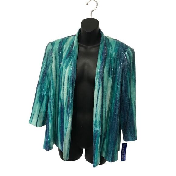 NWT Nygard by Peter Nygard Jade Green Gemstone Coverup Size Small - Picture 2 of 9